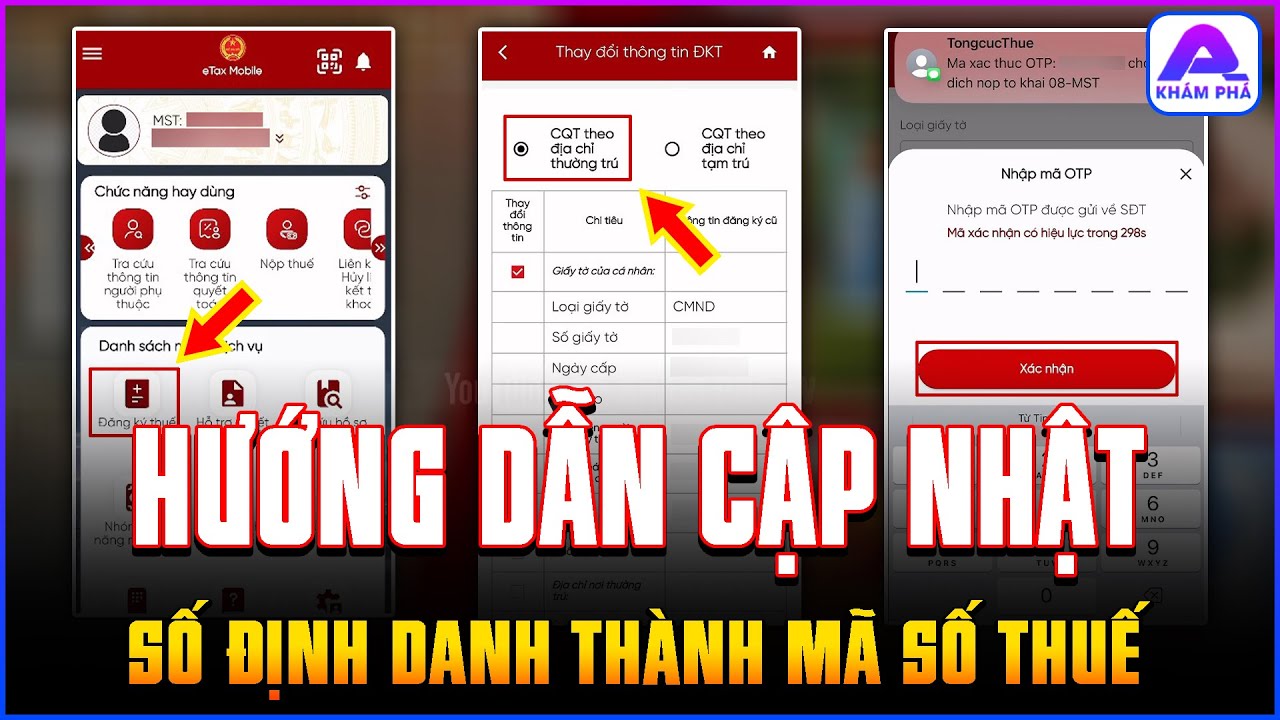 Hướng dẫn cập nhật Số định danh cá nhân thành Mã số thuế - Cách tra cứu số định danh cá nhân mới nhất