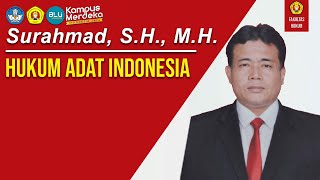 Surahmad, S.H., M.H. - HUKUM ADAT INDONESIA