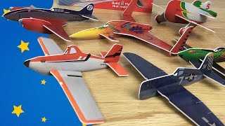 HOW TO BUILD DISNEY PLANES DUSTY  CROPHOPPER that really fly - JoyToyStory Toy Review