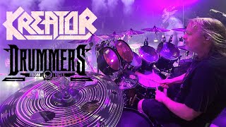 KREATOR-Betrayer. Jürgen &#39;Ventor&#39; Reil. Live in Poland 2024 (Drum Cam)