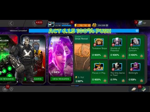 MCOC Act 6.1.5 100% push