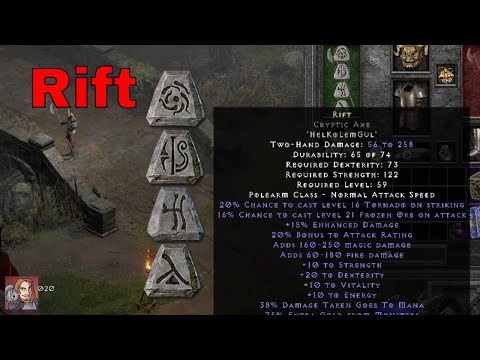 Diablo II Resurrected Rune Words - Rift (Hel Ko Lem Gul)