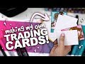 MAKING MY OWN TRADING CARDS?! | Drawing my OC's on ATC's | Artist Trading Cards