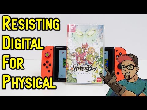 Nintendo Switch Wonder Boy: The Dragon's Trap - Physical Versus Digital Gaming Rant