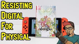 Nintendo Switch Wonder Boy: The Dragon's Trap - Physical Versus Digital Gaming Rant