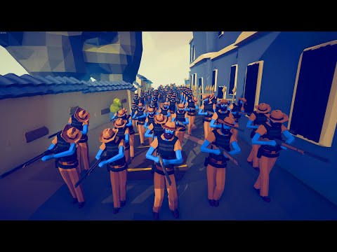 CAN 200x SHERIFF CLEAR MAFIA CITY? - Totally Accurate Battle Simulator TABS