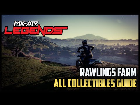 MX vs ATV Legends - Rawlings Farm - All 25 Collectibles (Helmets) Guide