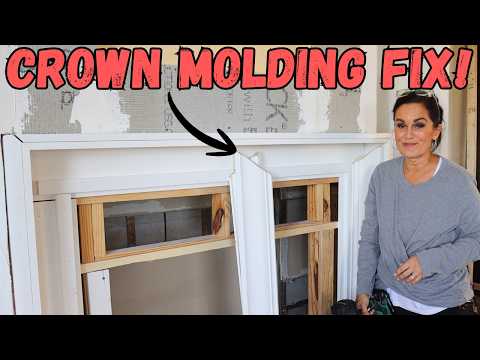 DIY Fireplace Mantle FAIL… and the Genius Fix That Saved It!