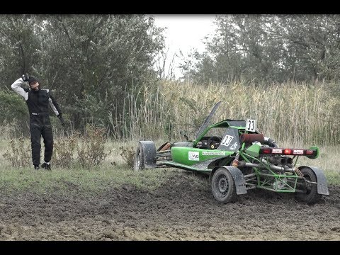 Így dühöngött a magyar versenyző a dömsödi autókrosz-futamon