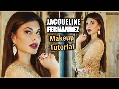Jacqueline Fernandez Makeup Look & Hair Tutorial │Sleek Straight Hair│Brown Lips Indian, Medium Skin