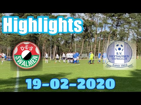HIGHLIGHTS D.E.S SWALMEN- S.V. HEYTHUYSEN (1-3) 19-02-2022
