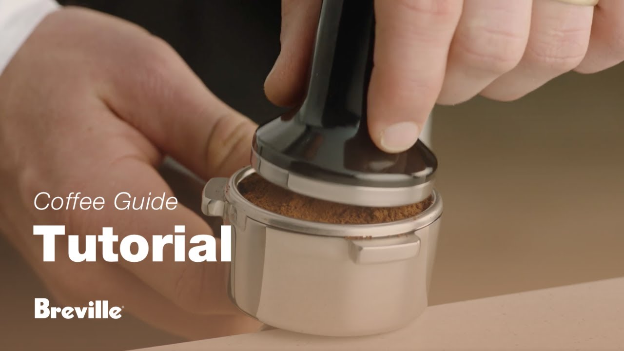 How to tamp and trim the dose