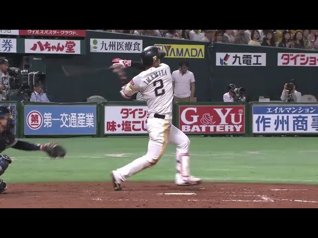 【4回裏】打撃本格開眼!? ホークス・今宮 8試合連続安打となる今季5号ソロ!! 2016/6/2 H-D