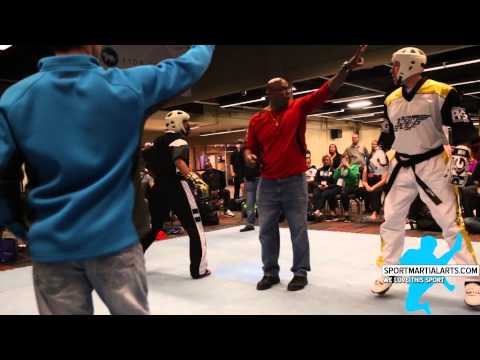 Kevin Walker vs Nathan Thorn - Mens Team Sparring - AKA Warrior Cup 2015