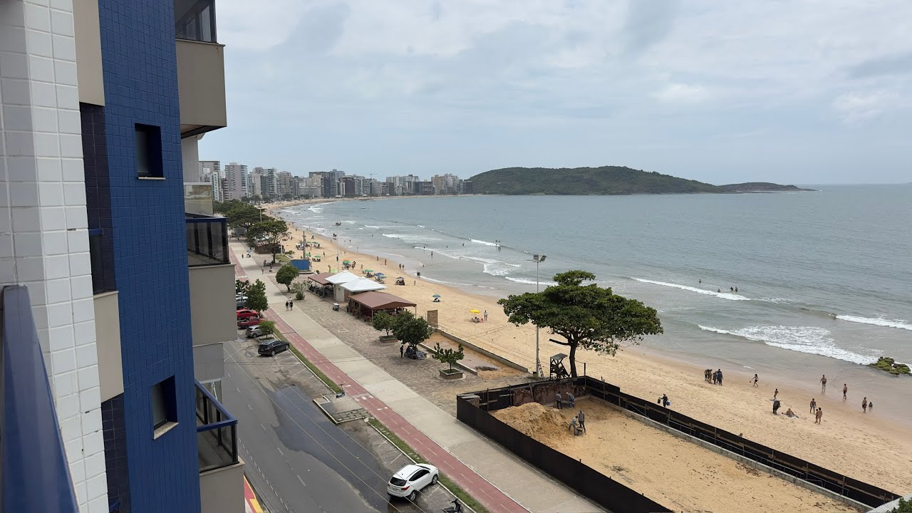 Apartamento frente para o Mar na Praia do Morro mobiliado