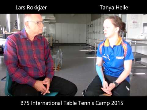 Interview with table tennis player TANJA HELLE