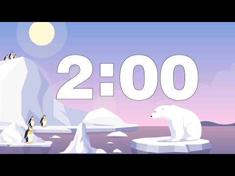 2 MINUTE COUNTDOWN TIMER WITH ALARM FOR KIDS