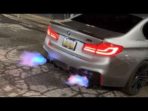 Bmw M5 F90 Stage 2 Dme W/Downpipes, Intake - Spitting fire Exhaust