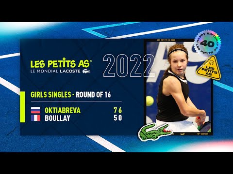 Les Petits As 2022 | Girls Round of 16 | Ophelie Boullay vs. Alisa Oktiabreva