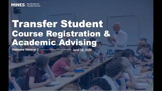 2026 Welcome Webinar- Transfer Course Registration & Advising