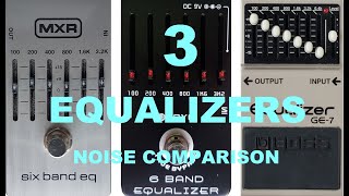 Video thumbnail for 3 equalizers (MXR, Joyo, Boss) - noise comparison by Ryszard Bilinski