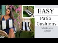 Easy Patio Cushions Tutorial