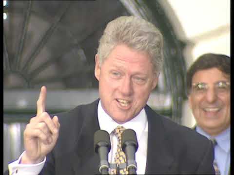 President Clinton at '96 Victory Celebration (1996)