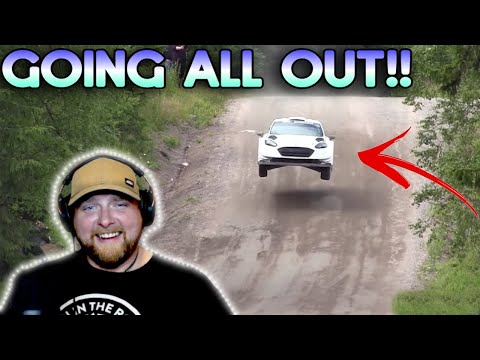 NASCAR Fan Reacts to Sebastien Ogier FLYING Rally Testing