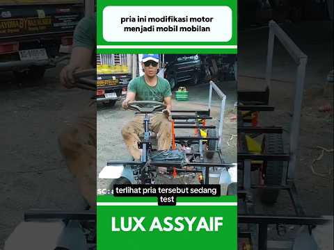 PRIA INI MERUBAH MOTOR MENJADI MOBIL MOBILAN #shorts