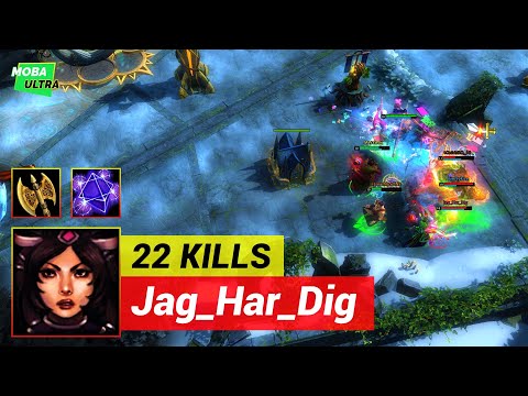 HoN The Dark Lady RUNED CLEAVER with GEOMETER'S BANE - MVP