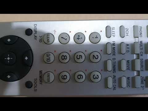 Remote Control AV System Sony RM-AAP009 (Vídeo 4K)