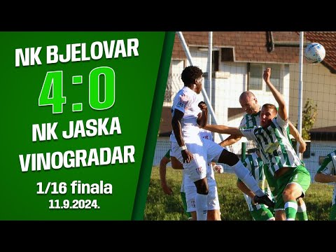 NK Bjelovar - NK Jaska Vinogradar 4:0 (1/16 finala SuperSport Hrvatski nogometni kup 24/25)