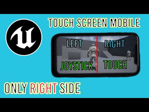 How to make Right Side Only Touch Screen in Unreal Engine 4/5