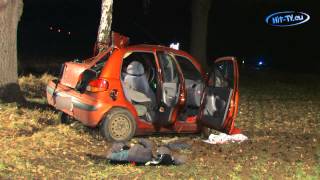 preview picture of video 'Tödlicher Unfall nahe Kirchberg (Sachsen) 25.01.2009'