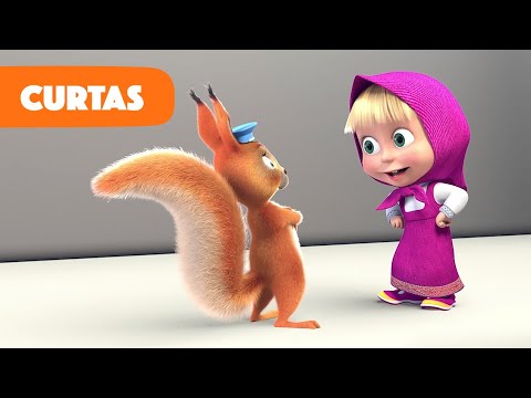 Capa de Masha e o Urso 🐻👱‍♀️  Сurtas 💥 Nova história 🛃 Aeroporto 🧳 (Episódio 4) Masha and the Bear