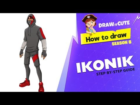 How to draw Ikonik | Fortnite season 8 step-by-step drawing tutorial Video