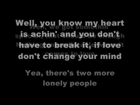 Miley Cyrus - Two more lonely people (with lyrics)
