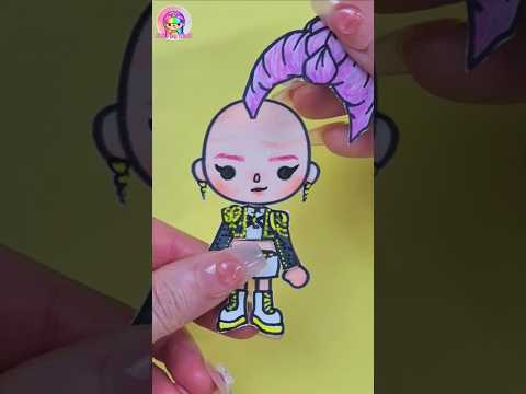 Rumi Huntrix KPop Demon Hunters Tocaboca Drawing #shorts