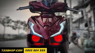 Airblade AB 2020 2022 Độ Đèn Bi Cầu 70W Khủng Nhất T23Shop Cần Thơ