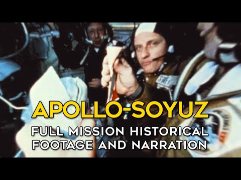 Apollo-Soyuz Full Mission - Footage, Narration, Audion, Leonov, Stafford, Kubasov, Brand, Slayton