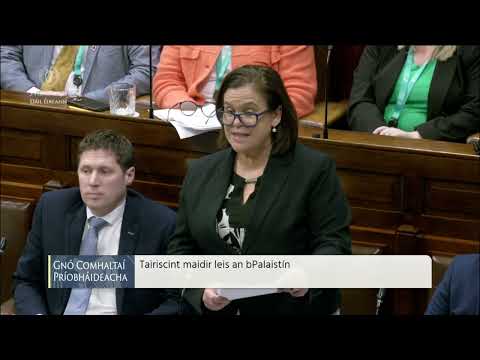 Mary Lou McDonalds speech