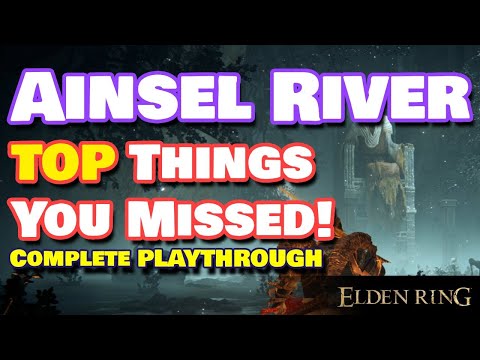 The Top Things You Missed In AINSEL RIVER! - Elden Ring