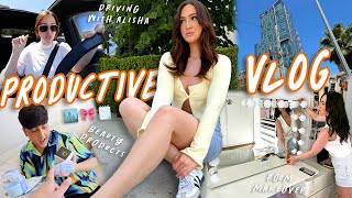Productive Vlog: Working from Home, Room Decor Updates, and Surprising My BFF!!