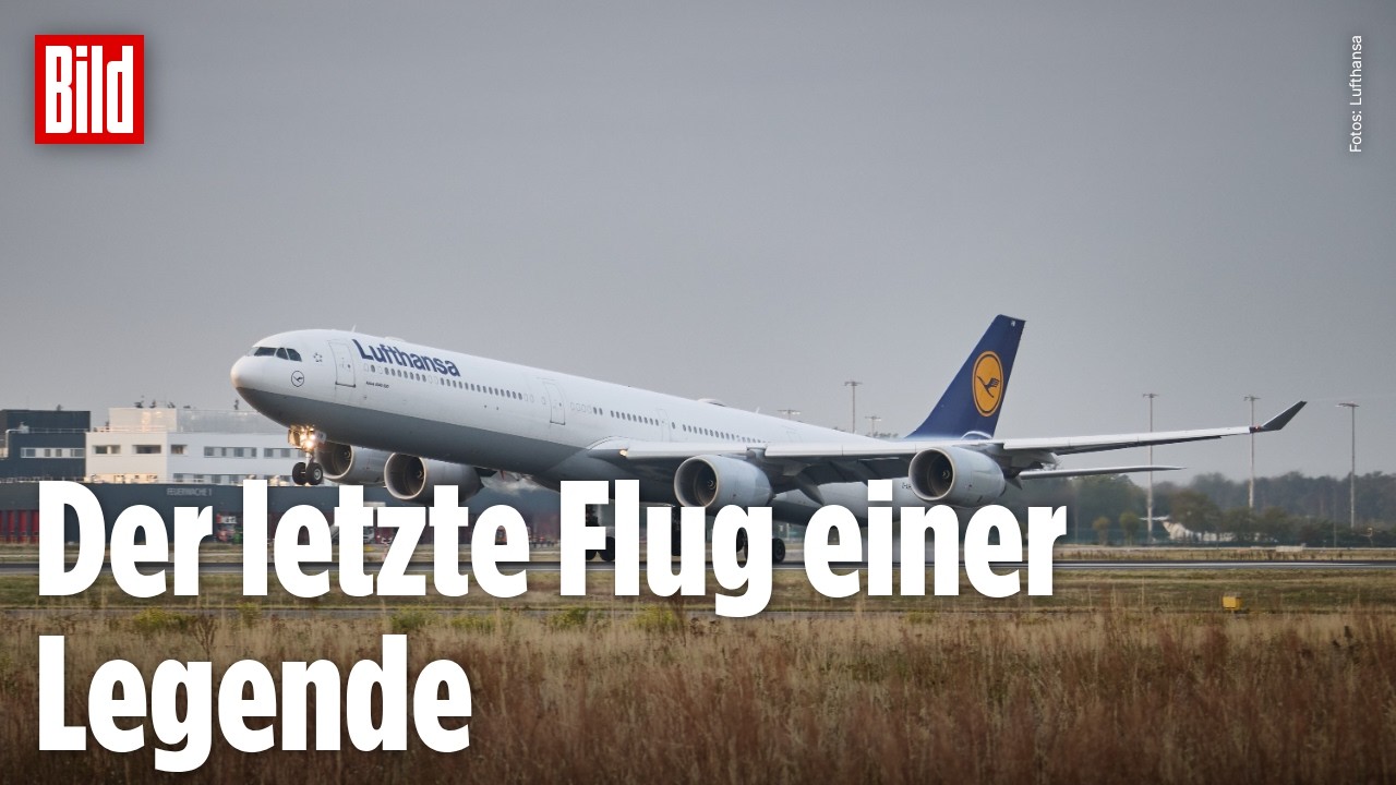 ENDE EINER ÄRA: Lufthansa schickt Kultflieger Airbus A340-600 in Rente