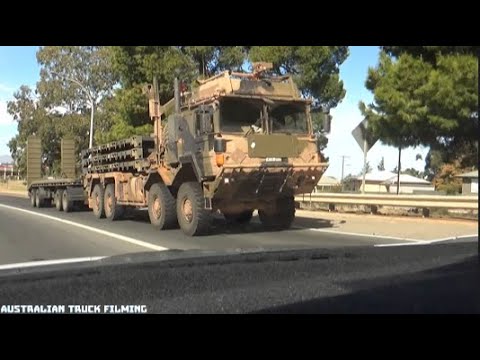 Australian Military and Their Truck Fleet In South Australia! (Compilation)