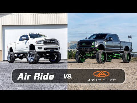 What's the difference between Air Ride and Any Level Lift?