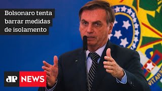 Bolsonaro aciona STF contra medidas para conter pandemia adotadas por Estados e municípios