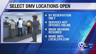Select DMV locations open
