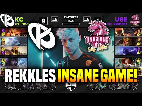 REKKLES INSANE GAME! - USE vs KC GAME 2  EUROPEAN MASTER QUARTERFINALS