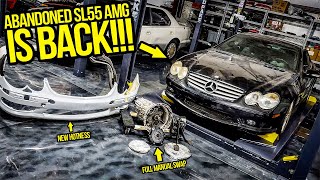 Download the video "I ABANDONED My Mercedes SL55 AMG Project 2 Years Ago...NOW IT'S BACK!!! - Garage Update Episode 2"